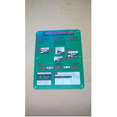 MILITARY RADIO CABIN EMERGENCY RESUSCITATION PLATE